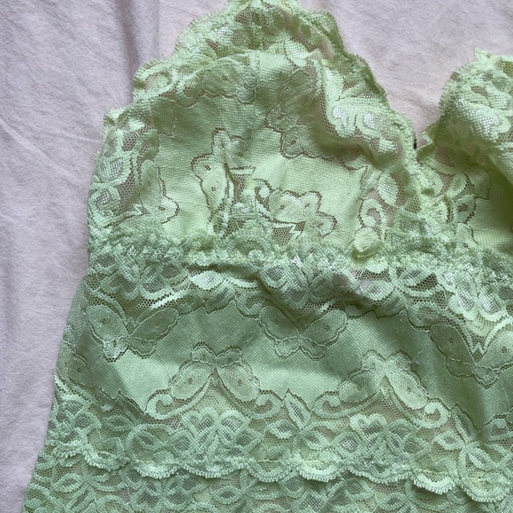 Butterfly Lace Mini Dress/Slip Lingerie - Picture 2 of 3